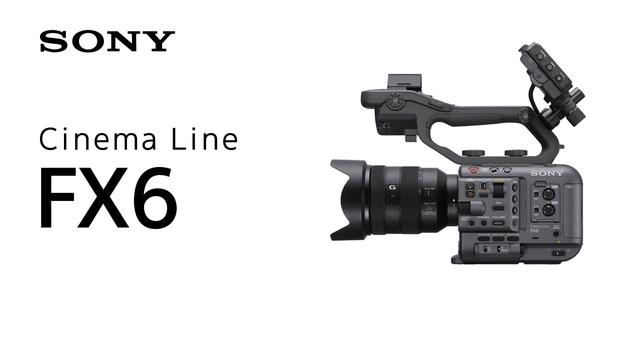 Caméra Sony Cinema Line FX6