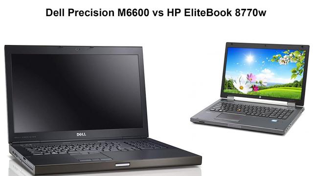 De volta ao Dell Precision M6600 vs. HP EliteBook 8760w ...