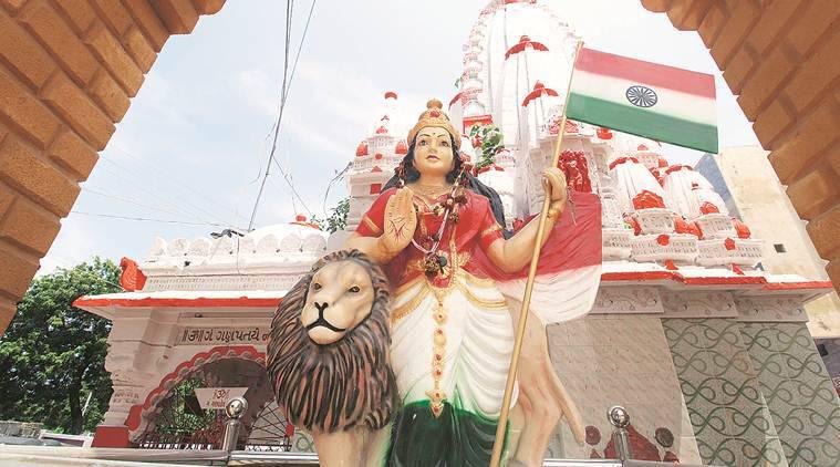 In Gujarat’s Jamnagar, Bharat Mata sculptures find place beside gods, goddesses