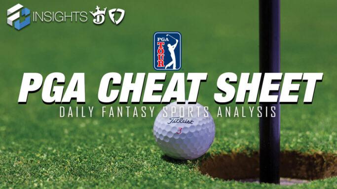 DraftKings DFS Fantasy Golf Cheat Sheet: 2021 PGA TOUR BMW Championship