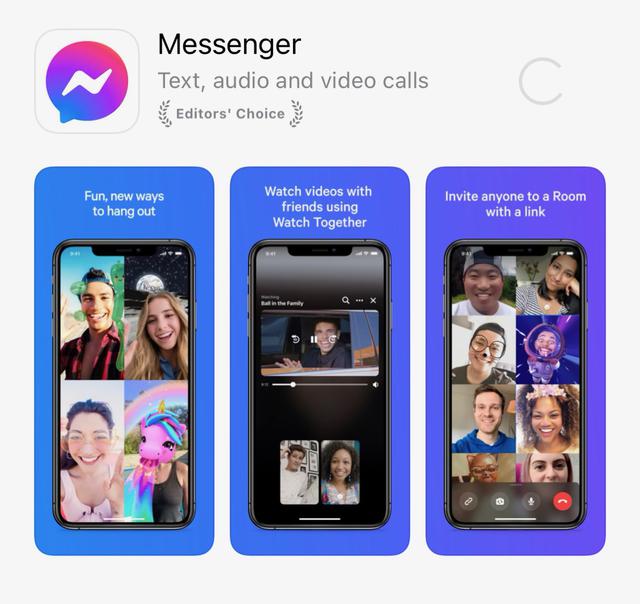 Why has the Messenger app changed colour and what are the new features?