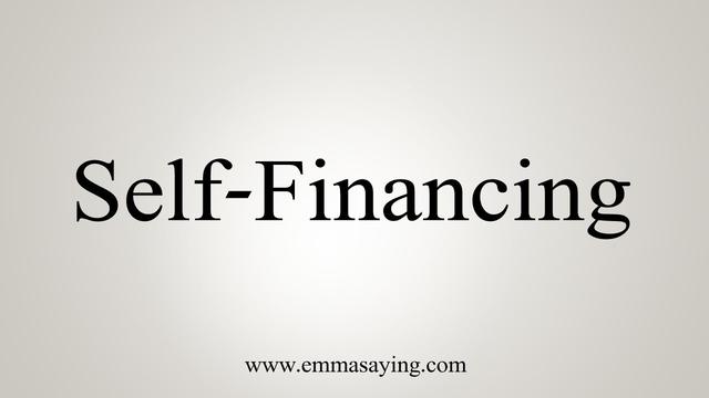 Self-financing