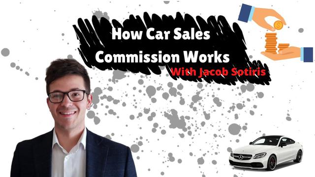 How Car Sales Commission Works