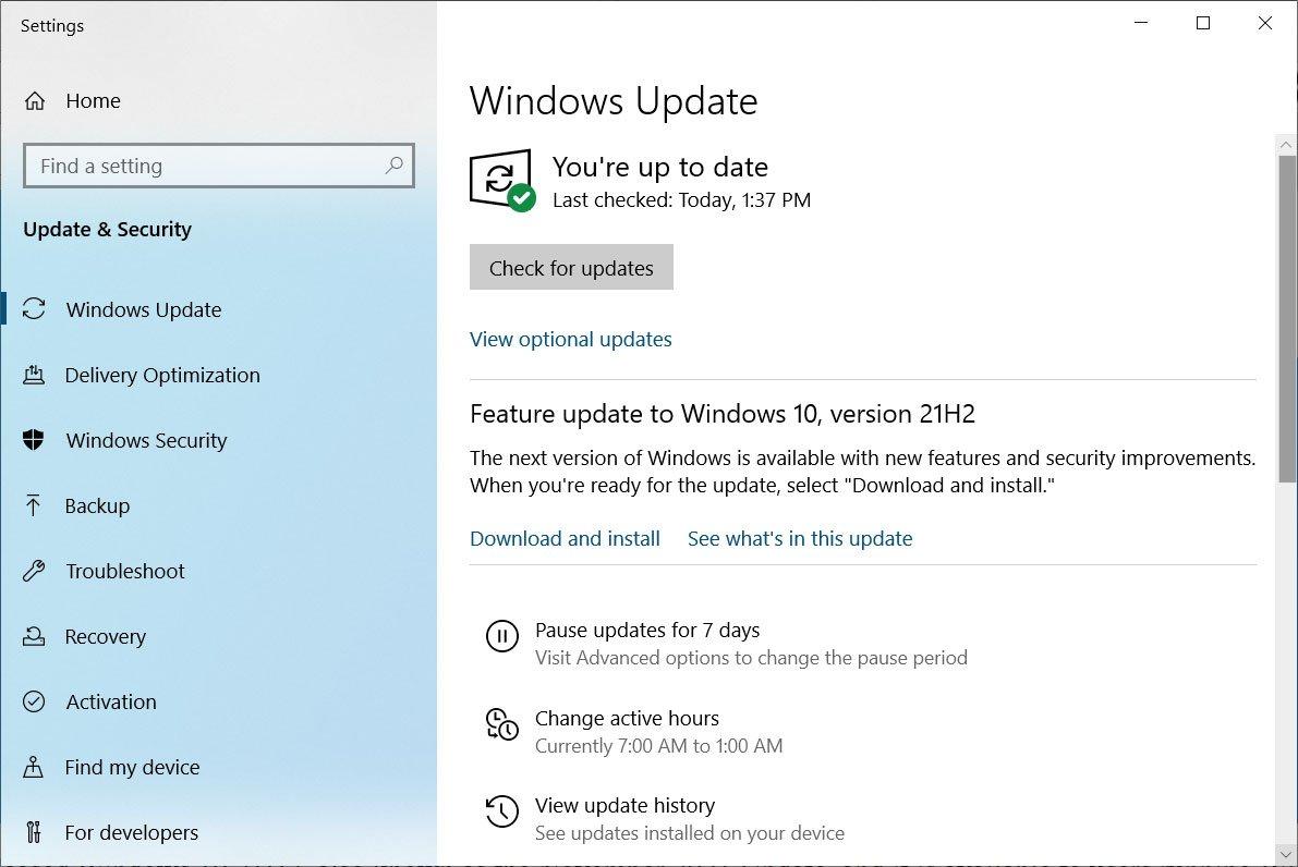 News Microsoft Will Release Windows 10 21H2 Feature Update