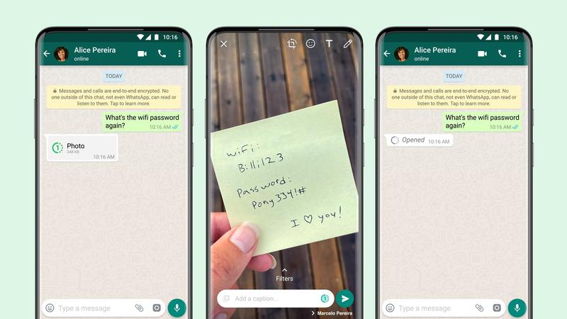 WhatsApp disappearing photos: How to use the new View Once feature as app echoes Snapchat in latest update