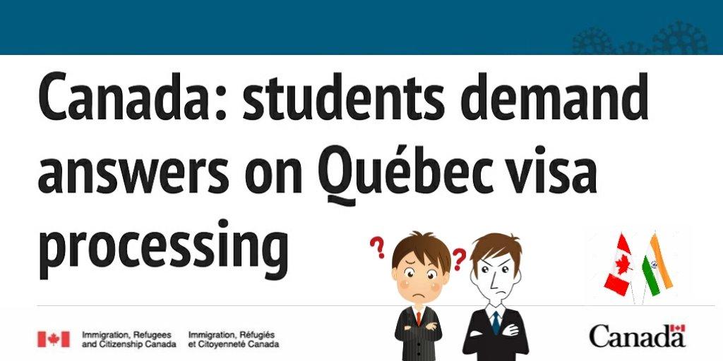 Canada : les étudiants exigent des réponses sur le traitement des visas du Québec