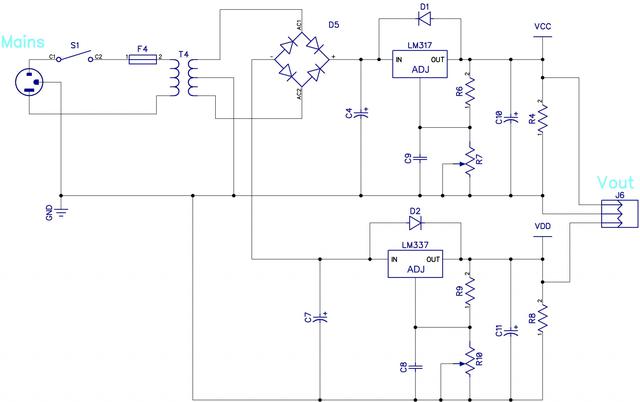 Linear power supply