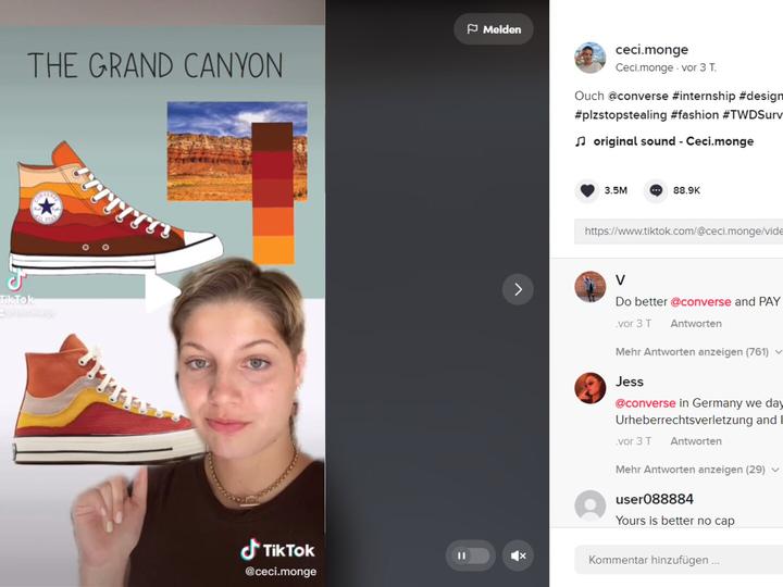 Chucks: Designer accuses Converse of stealing her designs