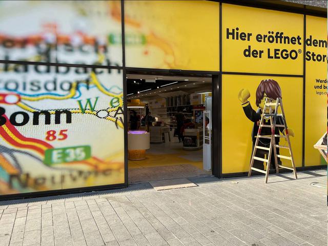 LEGO Brand Store Bonn: nueva fecha de apertura el 19 de noviembre e imágenes del sitio de construcción