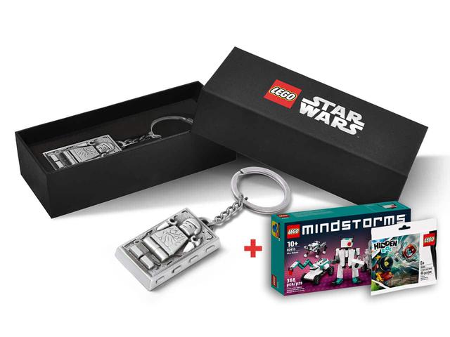 3x Gratisbeilagen: LEGO 5006363 Han Solo in Carbonit Schlüsselanhänger + 2 weitere Sets gratis!