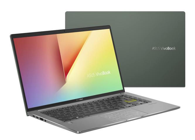 Asus Vivobook S14 S435EA-KC033W, Ultrabook 14" green/silver versatile 8h light and thin Windows 11 Tiger Lake Iris Xe NumPad TB4 (899€)