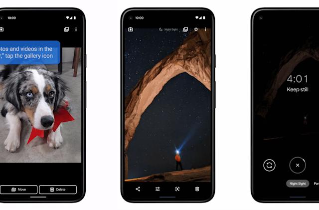 Telefony Google Pixel nyní mohou natáčet videa Night Sight