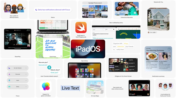 iPadOS 15 has widgets and better multitasking capabilities on the home screen iPadOS 15 has widgets and better multitasking capabilities on the home screen