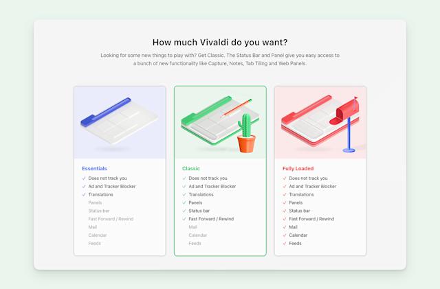 Vivaldi has added mail, calendar, RSS, and translation tools to its privacy-conscious browser