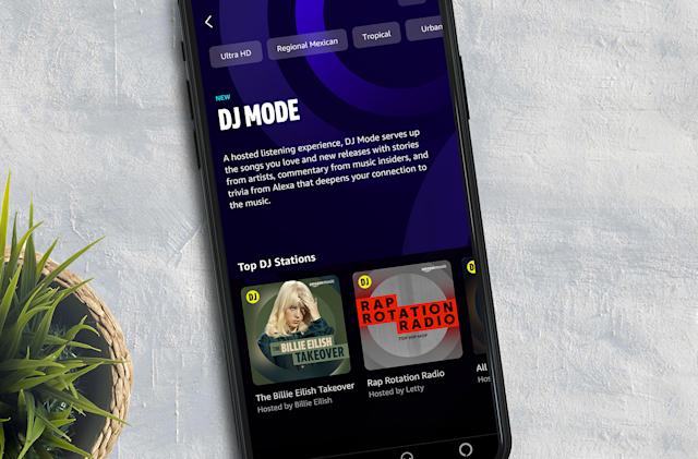 „DJ režim“ Amazon Music reprodukuje atmosféru staré školy rozhlasové stanice
