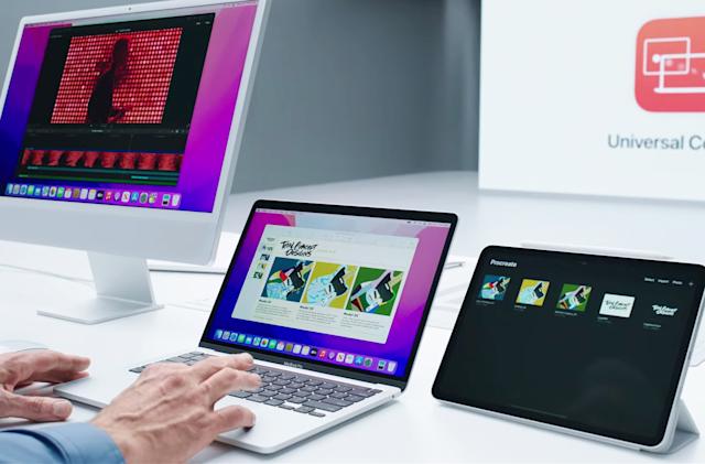 Universal control allows you to use Mac and iPad like a machine