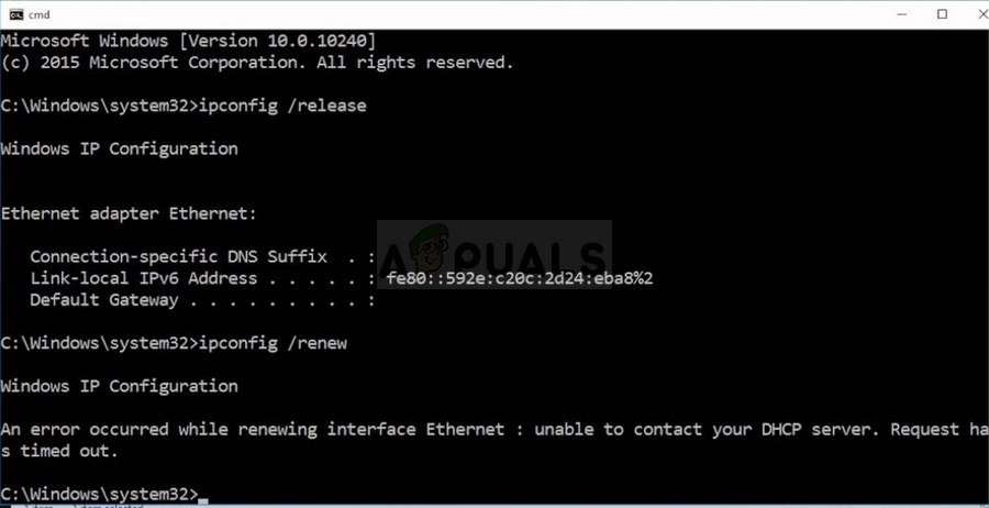 Fix: Unable to Contact your DHCP Server Error on Windows 7, 8 ... 