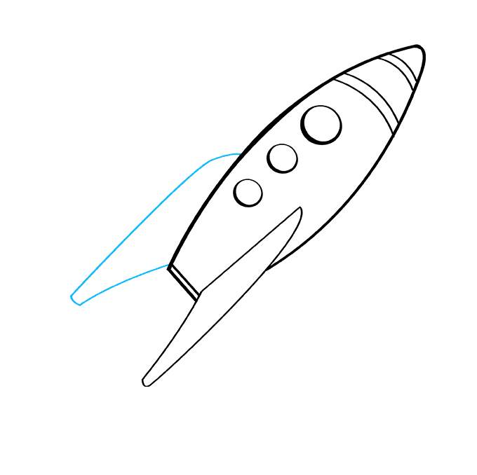 How to Draw a Rocket Ship - Really Easy Drawing Tutorial 