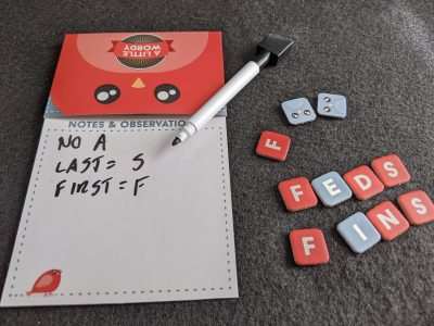 Board Game Review: A Little Wordy, a non-party word game from  