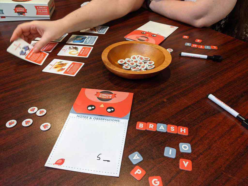Board Game Review: A Little Wordy, a non-party word game from  