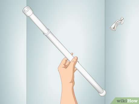 How to hang a shower curtain rod