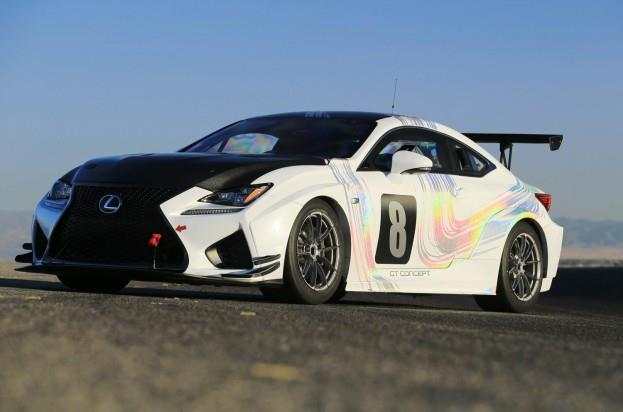 Lexus RC F GT concept car participates in Pikes Peak race
