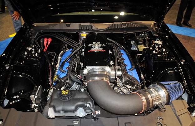 2013 Ford Mustang Cobra Jet equipped with 5.0 V-8 power