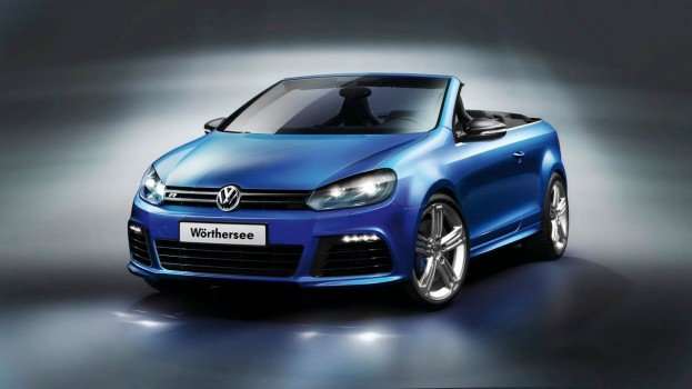 Volkswagen debuts the Golf R Cabriolet concept car at a fan event