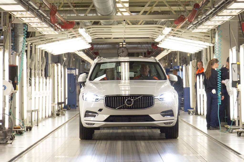 Die Produktion des Volvo XC60 2018 ist im Gange