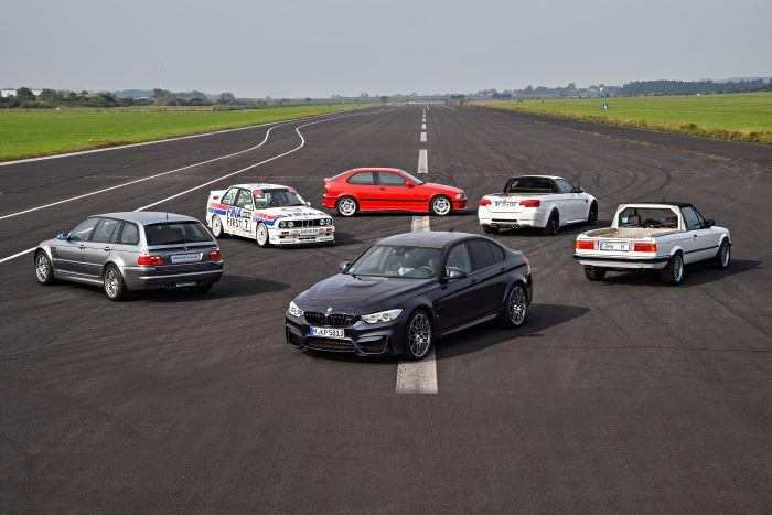BMW feiert 30-jähriges Jubiläum des M3-Erbes