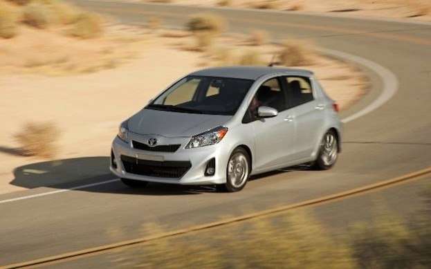 The redesigned 2012 Toyota Yaris is popular with consumers 