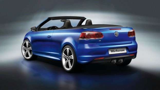 Volkswagen debuts the Golf R Cabriolet concept car at a fan event 