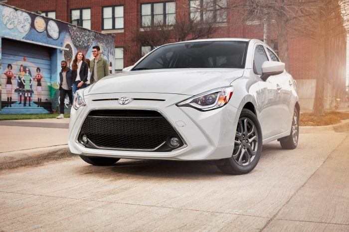 2019 Toyota Yaris: mid-to-high-end boutique 