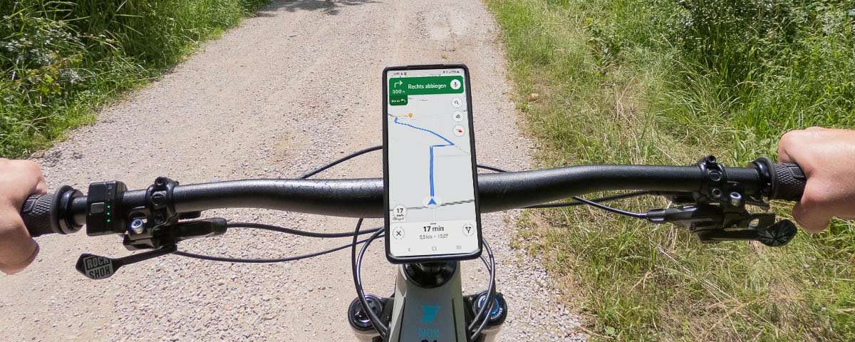 Google Maps Bicycle Navigation in the practical test