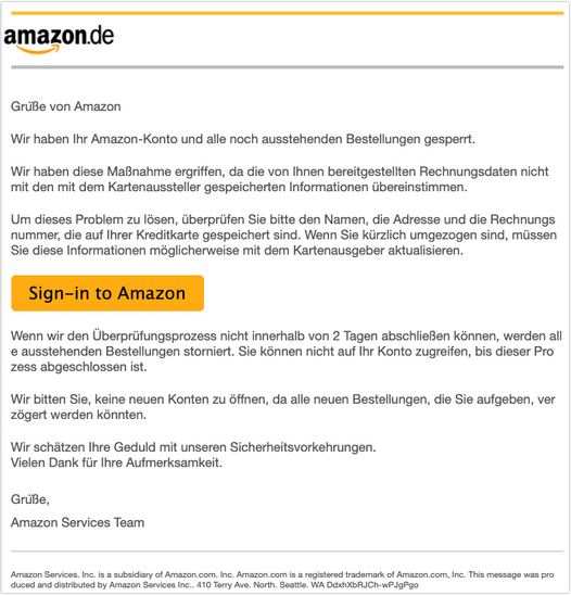 Amazon Phishing: estos e-mails son fraudes