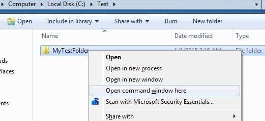 So drucken Sie eine Liste von Dateien in einem Windows -Verzeichnis