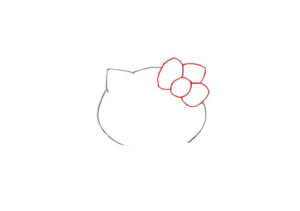 How to draw hello kitty in few steps | Drawing for kids 