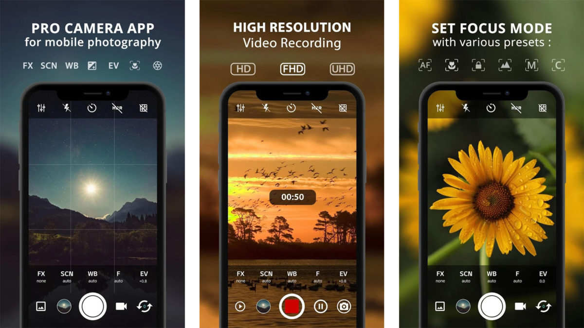 15 meilleures applications d'appareil photo pour Android