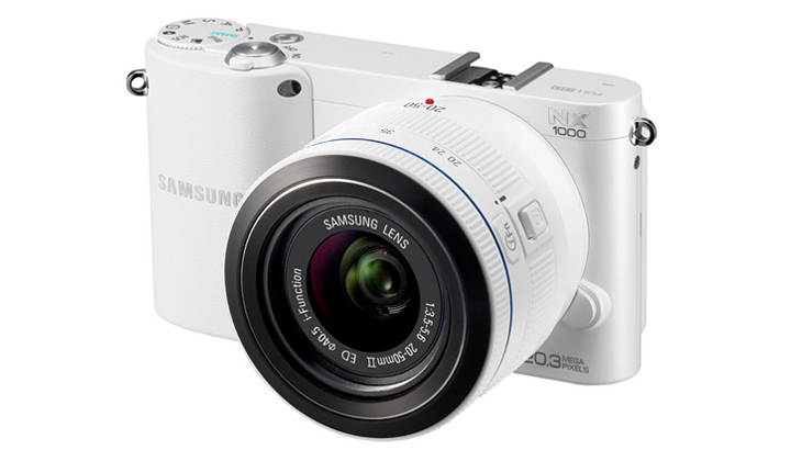 Samsung's NX1000 SMART camera with built-in WiFi