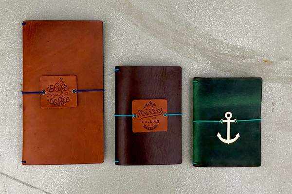 Travel notebook size 
