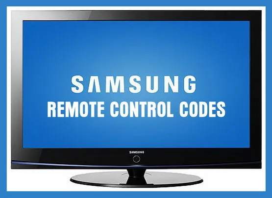 Find Remote Control Codes For Samsung TV's