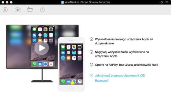 iPhone – nagrywanie ekranu z Acethinker iPhone Screen Recorder