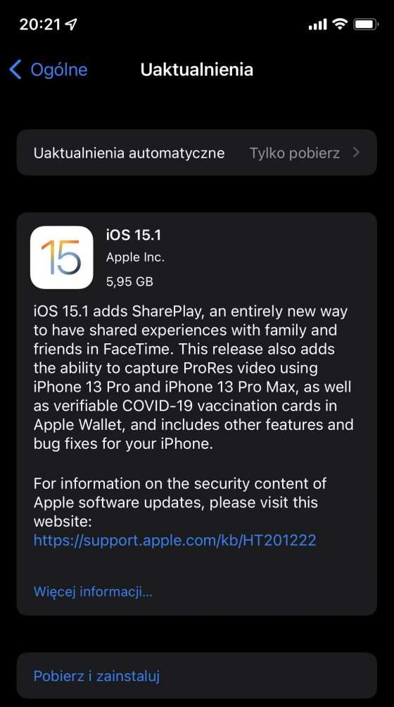 iOS 15.1 RC i iPadOS 15.1 RC – co nowego w aktualizacji? Oto nowości