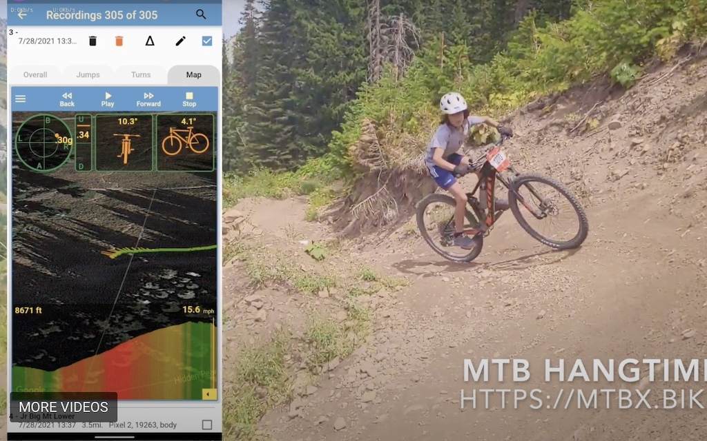 MTB Hangtime - L'application qui transforme les sauts et les virages en compétition
