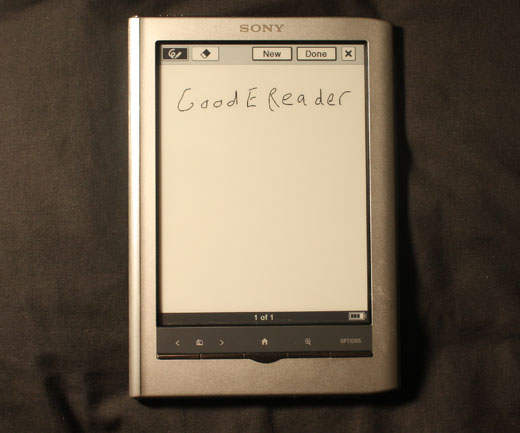 Review of the Sony PRS-650 Touch Edition e-Reader