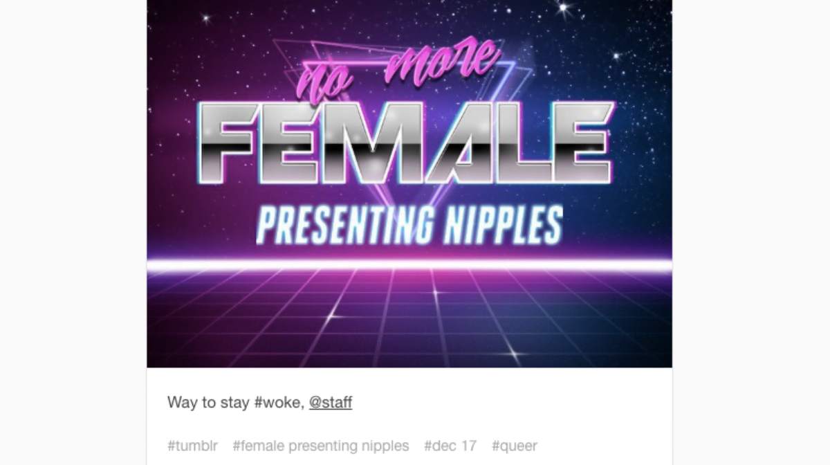 Tumblr's 'Adult Content' Ban Is Already Spawning Memes 
