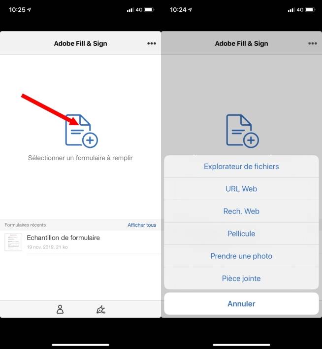 Comment remplir et signer un document sur iPhone ou Android 