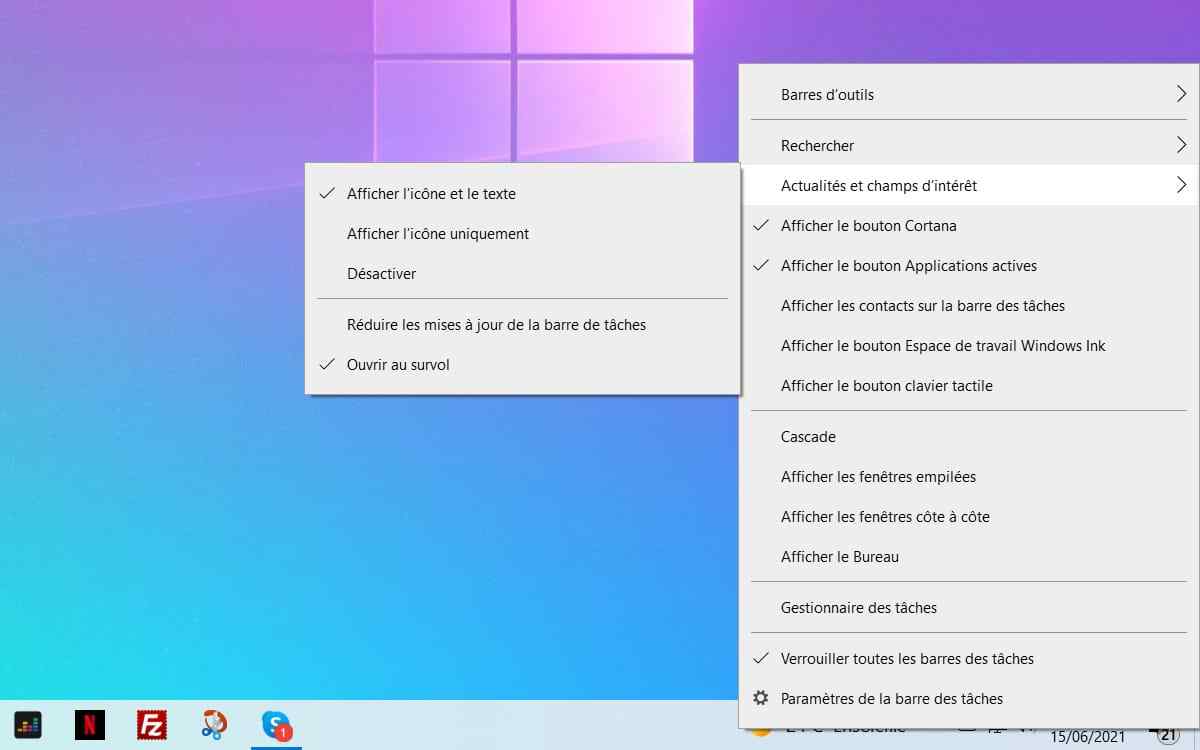 PhonAndroid Windows 10 : le menu Actualités et centres d’intérêt est truffé de bugs, comment le désactiver 
