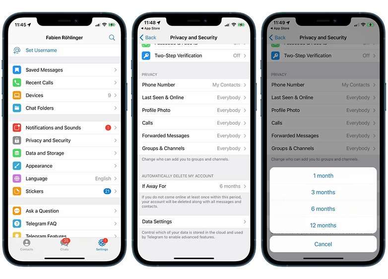 Telegram: Comment supprimer son compte définitivement