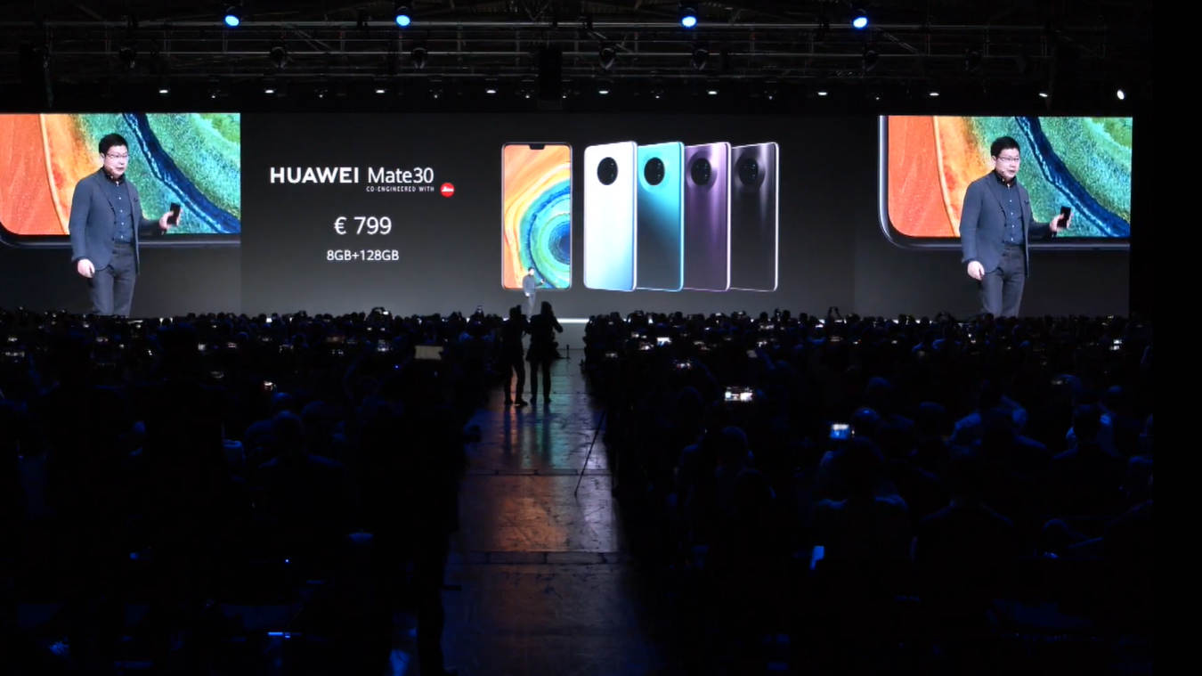 Cât costă Huawei Mate 30: cel mai scump model sare de 2.000 euro